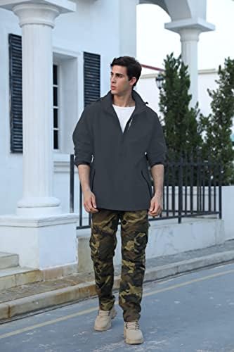 Men's Lightweight Waterproof Rain Jacket,Shell Hooded Outdoor Raincoat Hiking Windbreake jacket - Image 3