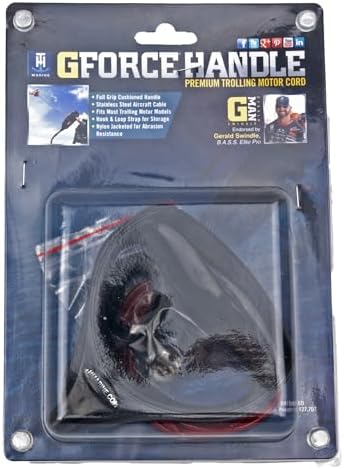 T-H Marine G-Force Handle - Heavy-Duty Trolling Motor Replacement with Cushioned Grip, Reliable Lift and Release System, Durable Nylon Jacketed Cable for Serious Anglers - Black - Image 2