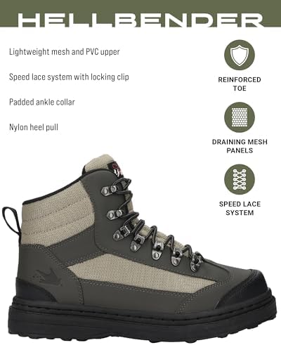FROGG TOGGS Men's Hellbender Fishing Wading Boot in Felt or Cleated - Image 3