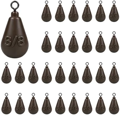 Eupheng Casting Swivel Bell Sinkers Fishing Weights Drop Shot Weights with Swivels Fishing Lead Sinker 1/8oz-3oz Drop Shot Dipsey Lead Saltwater by EUPHENG