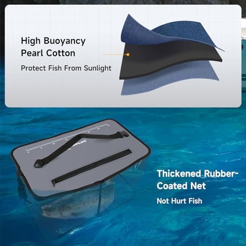 SANLIKE Floating Collapsible Fish Basket Live Minnow Storage Cage - Image 2