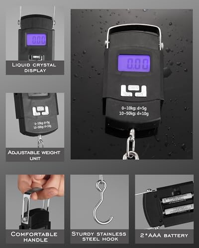 Fishing Tool Kit - Fishing Pliers, Hook Remover, Fish Gripper，Fish Scale, Fish Knife, Saltwater Fishing Gear with Sharpeners, Best Gifts for Men - Image 5