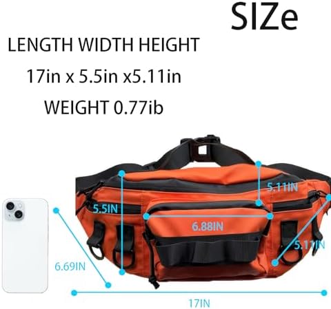 Fishing Fanny Pack for Men -Fishing Fanny Pack-Lightweight and Fishing Sling Pack - Image 2