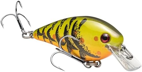 Strike King KVD 1.5 Hard Knock Fishing Lure, 3/8 oz, 3D Lifelike Eyes by StrikeKing