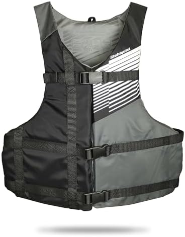 Stohlquist FIT Adult Life Jacket, US Coast Guard Approved Type III Life Vest, PFD for Men and Women, Easily Adjustable, Lightweight and High Buoyancy - Universal Fit (30-52" Chest) by Stohlquist