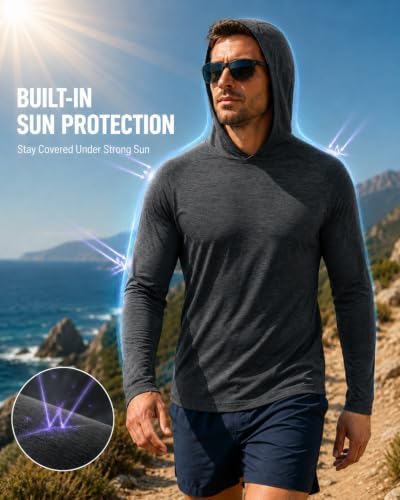 ZITY Men's Lightweight Pullover Hoodie UPF 50+ Fishing Shirts Sweatshirt - Image 5