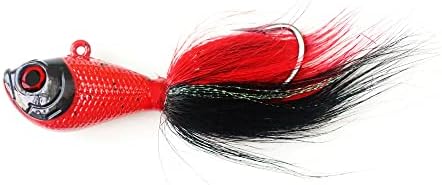 6oz bucktail jig fluke Lure Saltwater Freshwater for bass Striper Bluefish surf Fishing - Image 2