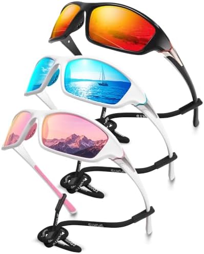 Polarized Sports Wrap Around Sunglasses Men Fishing Running Golf by Foliful