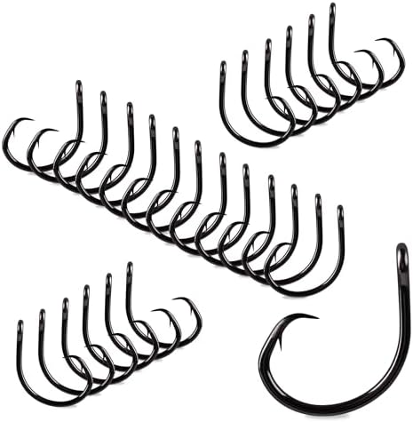 Mustad Demon Perfect Inline Circle Hook 39954NP - 1X Fine Fishing Hooks, Up Eye, Ideal for Saltwater and Freshwater Species, Original Patented Circle Hook Design, Inline Hooks by Mustad