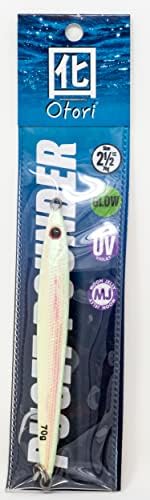 Otori Puget Sound Pounder Jig | Jigging Lure | Glow UV Paint | Assorted Sizes 45g/1.5oz, 70g/2.5oz, 100g/3.5oz & 130g/4.5oz | Fishing Jig | Jig for Halibut, Lingcod, Rockfish, Chinook, COHO & Salmon by BeauMac