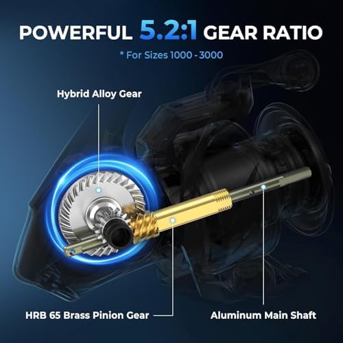 KastKing Verus Spinning Fishing Reels with Lightweight Nylitech Body - Image 6