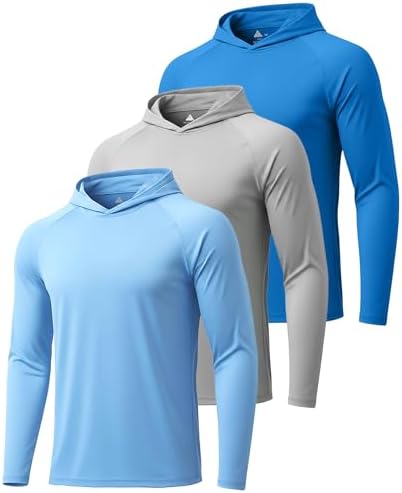ZITY Men's Lightweight Pullover Hoodie UPF 50+ Fishing Shirts Sweatshirt by ZITY