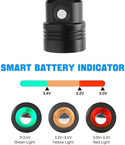 Diving Headlamp,3 Modes Rechargeable Underwater Light for Scuba Exploration - Image 6