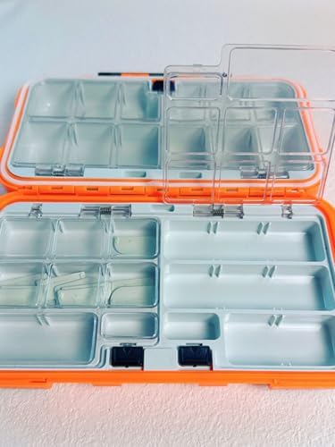 Waterproof Fishing Tackle Box, Floating Storage, Double-Sided Lure Box with Adjustable Dividers, Jewelry Organizer Making Kit Container for Earring Tool, Hook Beads Storage. - Image 5