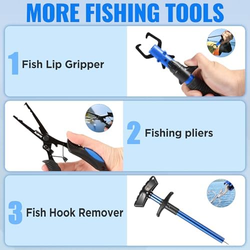 PLUSINNO Fishing Net Fish Floating Landing Net with Handle - Image 3