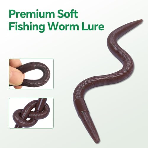 Clearance Bionics-Designed Durable Soft Plastic Fishing Lures Kit with Bonus Accessories, 3/4/5/6 Inch, 9-Type Lifelike Swimbaits in One Gear Set Included Tackle Box for Bass - Image 2