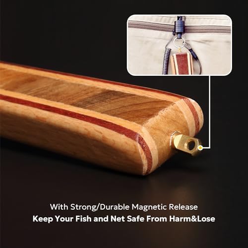 SF Fly Fishing Landing Net Soft Rubber Mesh Trout Net Catch and Release Net - Image 3