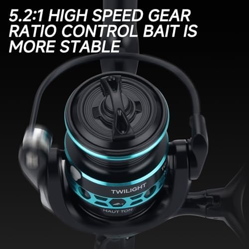HAUT TON Dolphin Spinning Reel, 5+1BB Saltwater Fishing Reels - Image 4