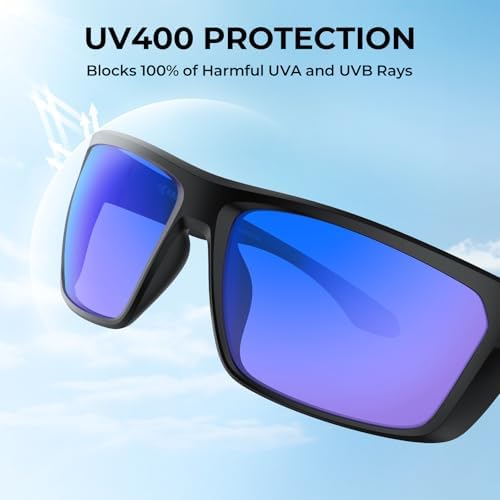 KastKing Huzzah Polarized Sport Sunglasses for Men and Women, Wrap Design - Image 4