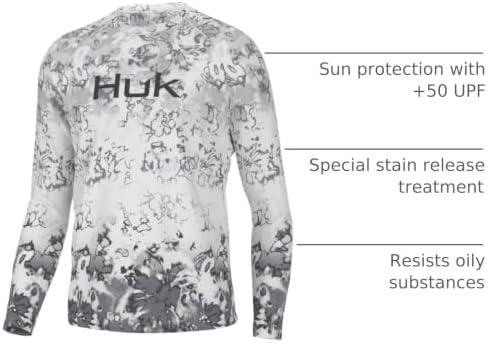 HUK Men's Pursuit Vented Long Sleeve Fishing Shirt (+30 UPF) - Image 3