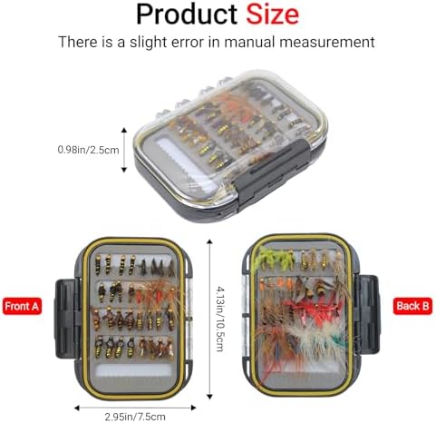 Fly Fishing Kit, Handcrafted Dry Wet Flies with Realistic Lure Design Ready - Image 2