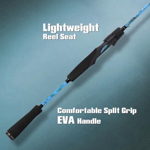 Fiblink Travel Fishing Rod,Spinning Rod & Casting Rod 5'6"/6'/6'6"/7'/7'6" - Image 6