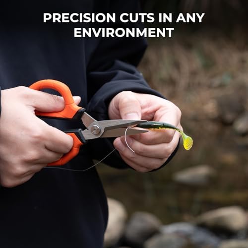 KastKing Paradox 6 inch Fishing Scissors for Braided Fishing Line - Image 2