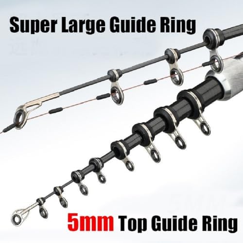 Portable Telescopic Fishing Rod – 9/12/15/18/20ft Carbon Spinning Rod, Ultralight for Small to Medium Fish, Lure 0.2-1.5oz, Ideal for Travel, Trout & Carp - Image 4