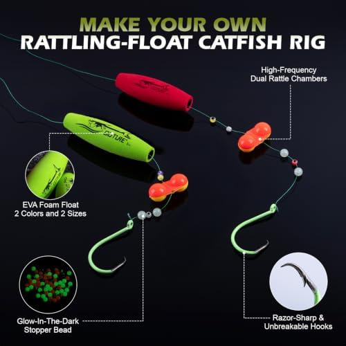 Goture Catfish Rig Making Kit,274pcs/300pcs Catfishing Tackle - Image 4