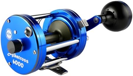 ANCIENT MARINER Albatross 6000 Catfish Reels, Conventional Round Baitcasting Reel by AncientMarinerFishing