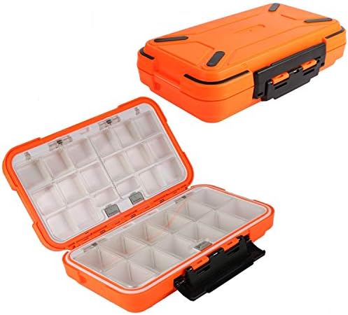 Fishing Lure Boxes, Waterproof Portable Tackle Box Organizer With Storing Tackle Set Plastic Storage - Mini Utility Lures Fishing Box, Small Organizer Box by LESOVI