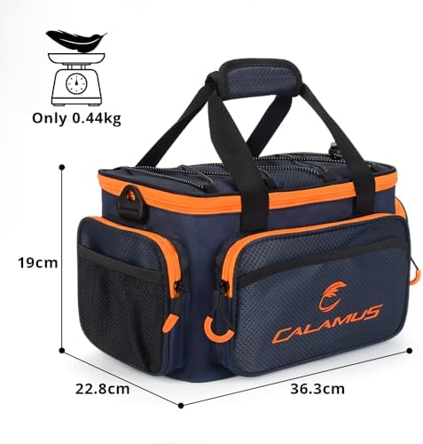 Calamus TB61 Fishing Tackle Bag, Fishing Gear, Gifts for Angler, Orange - Image 6