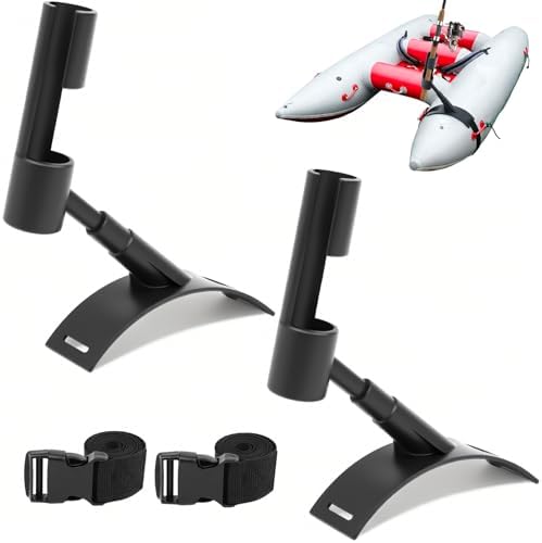 2 Pcs Fishing Rod Tube Holder for Inflatable Float, Adjustable by Unknown