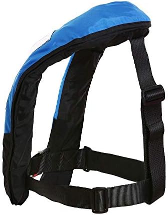Top Safety Adult Life Jacket with Whistle - Manual Version Inflatable Lifejacket Life Vest Preserver PFD for Boating Fishing Sailing Kayaking Surfing Paddling Swimming - Adjustable Life Saving Vest - Image 3