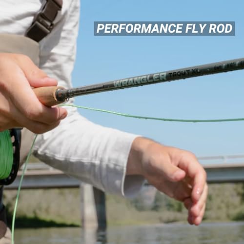 Redington Wrangler Fly Fishing Kit, Medium Fast Action Rod, Crosswater Reel, Fly Line, Leader, & Carrying Case - Image 5