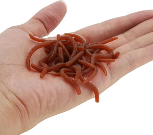 20pcs Bass Fishing Worms - Soft Plastic Baits & Lures for Fresh Water Fishing - Image 4