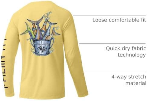 Palmyth Fishing Shirts for Men Long Sleeve UPF 50+ T Shirt Sun Protection - Image 4