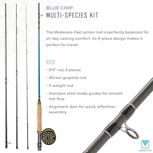 Martin Fly Reel and Fishing Rod Combo Kit - Image 3