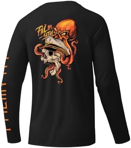 Palmyth Fishing Shirts for Men Long Sleeve UPF 50+ T Shirt Sun Protection by PALMYTH