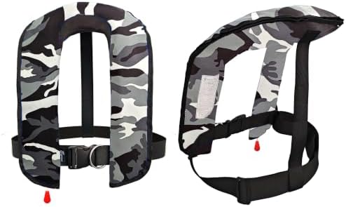 Automatic Inflatable Life Jacke for Adults| Supports up to 330 lbs | Life Vest for Adults| Inflatable PFD Vest Adult| Outdoor Water Sports. - Image 2