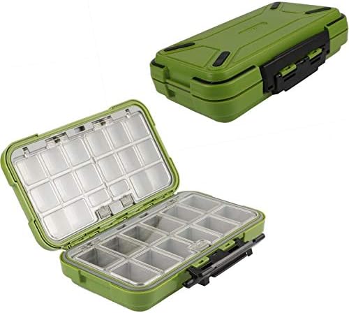 Fishing Lure Boxes, Waterproof Portable Tackle Box Organizer With Storing Tackle Set Plastic Storage - Mini Utility Lures Fishing Box, Small Organizer Box by LESOVI
