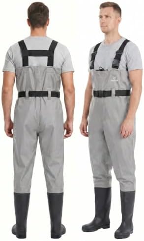 FISHINGSIR Waders for Men Waterproof Women Fishing Chest Wader with Boots - Image 5