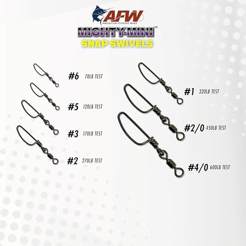 AFW Mighty-Mini Wire Fishing Swivels - Image 3