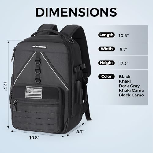 KastKing KastMate Fishing Backpack With 2 Rod Holders, Black - Image 6
