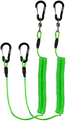 Booms Fishing T02 Fishing Pole Tether, Kayak Paddle Leash, Paddle Board Fishing Accessories, Heavy Duty Fishing Lanyard for Fishing Tools/Rods/Paddles by BoomsFishing