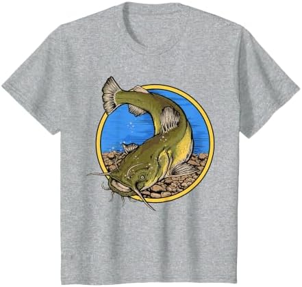 Flathead Catfish Fishing T-Shirt by Hunting+%26+Fishing+Merch