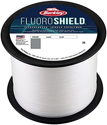 Berkley FluoroShield Fluorocarbon Fishing Line, Clear by Berkley