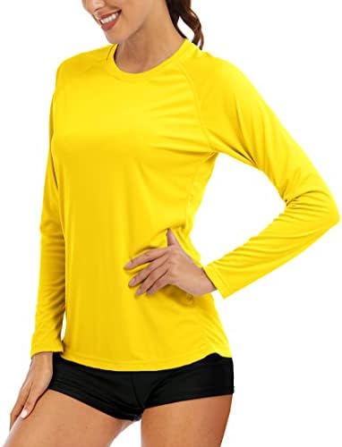 MAGCOMSEN Women's Long Sleeve Shirts UPF 50+ Sun Protection Shirts for Hiking Fishing Workout Rash Guard by MAGCOMSEN