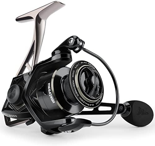 KastKing Megatron Spinning Fishing Reels with 5.2:1 Gear Ratio by KastKing
