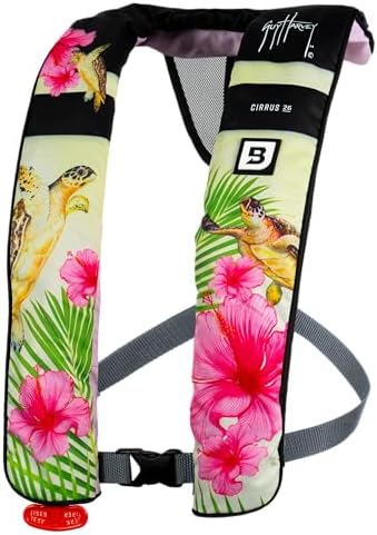 BLUESTORM Cirrus26 Inflatable PFD Life Jackets for Adults | US Coast Guard Approved Automatic Life Vest w/Manual Override Convertibility by Bluestorm